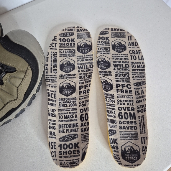 Keen Men's Targhee IV Mid Waterproof Breathable Leather Hiking Shoe - Size 11.5 - Picture 13 of 16